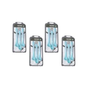 پک 4 عددی قاشق غذا خوری زاويه دار آبی تويست شيك