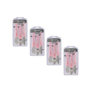 پک 4 عددی ست غذاخوری آموزشی صورتی تویست شیک