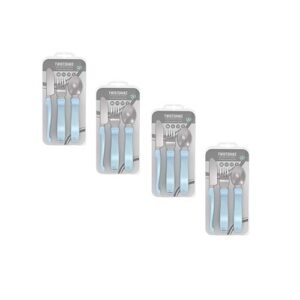 پک 4 عددی ست غذاخوری آموزشی آبی تویست شیک