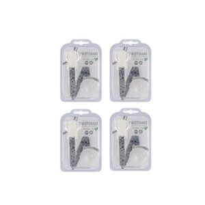 پک 4 عددی بند پستانك طوسی تويست شيك