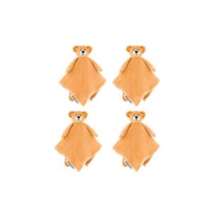 پک 4 عددی دستمال آرامش كودك تويست شيك طرح خرس تدی