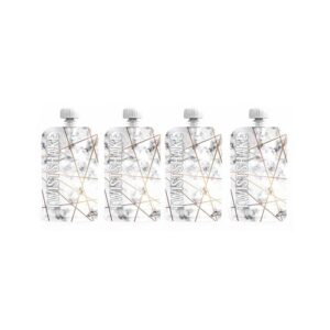 پک 4 عددی بگ پوره خوری 220 ميل ماربل سفيد تويست شيك